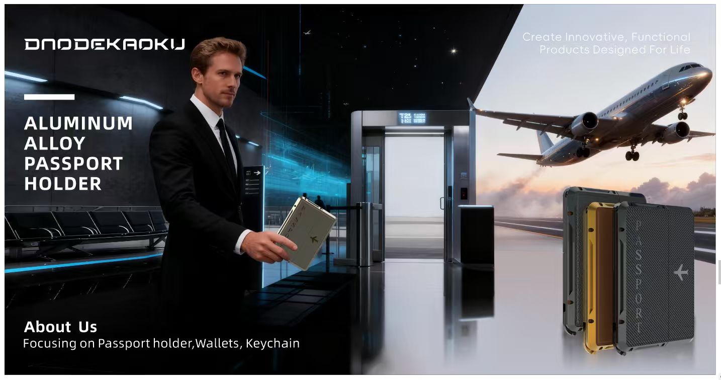 Aluminum Passport Holder with 