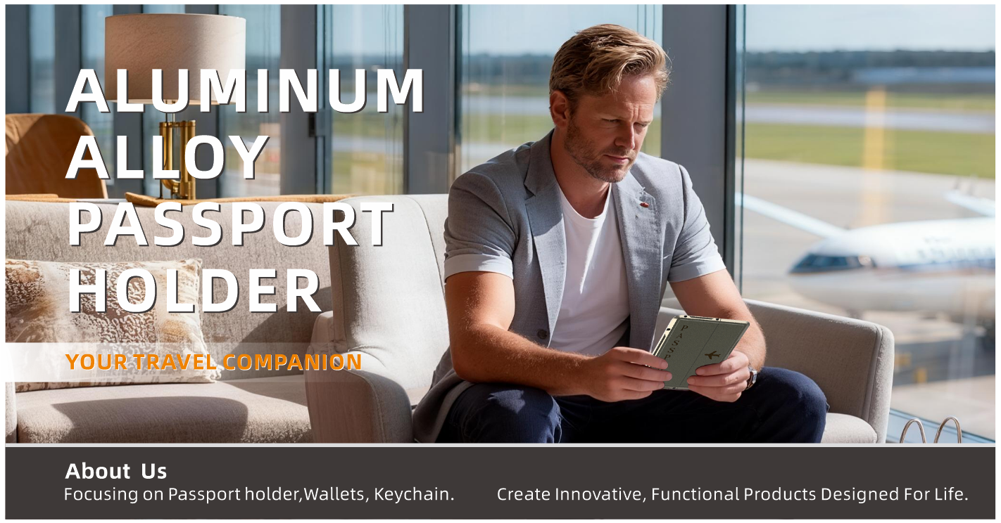 Aluminum Passport Holder with 
