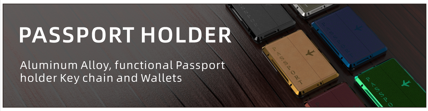 Aluminum Passport Holder with 